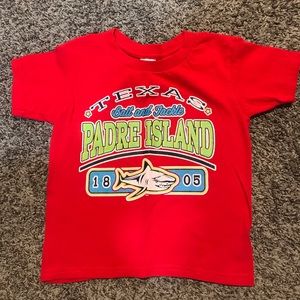 3/$12 Padre island souvenir tshirt